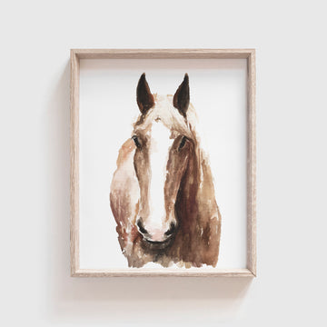 Horse Head Art Print