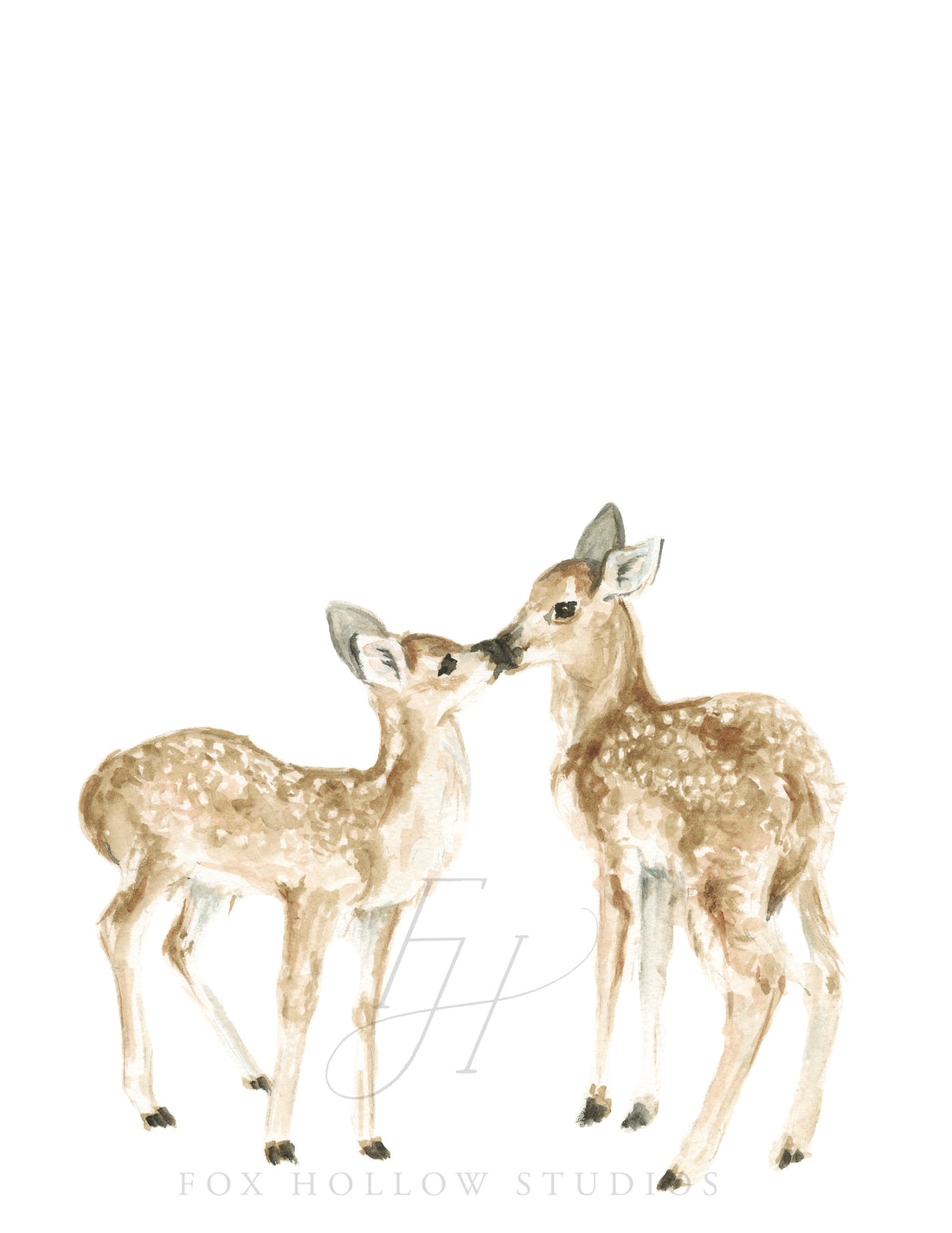 Deer Art Print Set