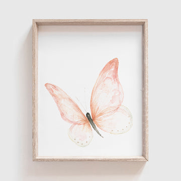 Pink Butterfly Art Print