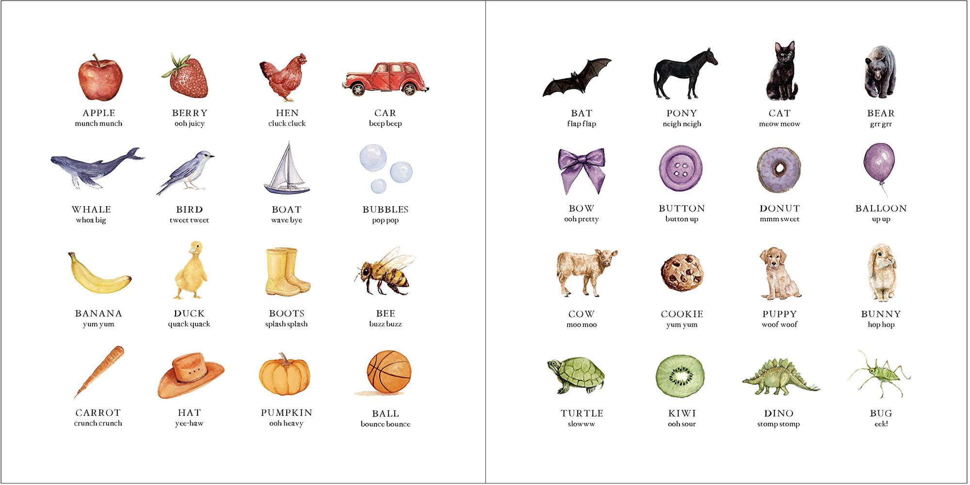 Wishy Washy: A Book of First Words &amp; Colors